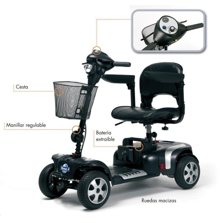 Scooter electrico Venus 4 ruedas