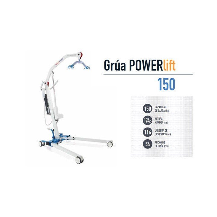 Grua transferencia ortopedia powerlift 150 Kg