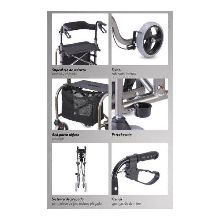 Andador rollator ligero RL-Smart