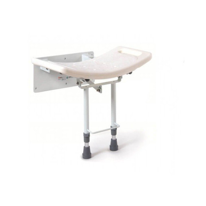 Asiento ducha abatible pared