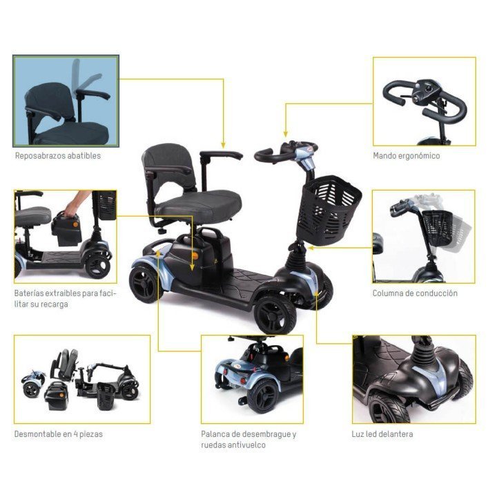 Scooter Electrico NANO de Apex |Desmontable y Compacto