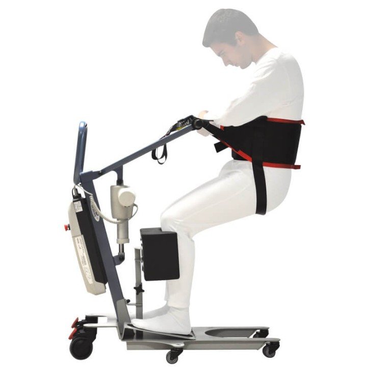 Grúa de bipedestación y traslado 'Way Up' con arnés