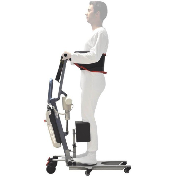 Grúa de bipedestación y traslado 'Way Up' con arnés