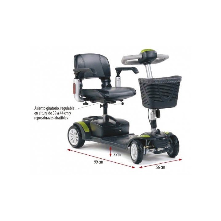 Scooter eléctrico desmontable Eclipse Plus