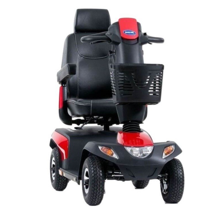 Scooter Eléctrico Invacare Orion Metro Rojo Jaspe 4 Ruedas