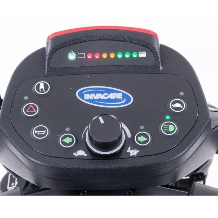 Scooter Eléctrico Invacare Orion Metro Rojo Jaspe 4 Ruedas