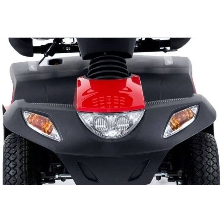 Scooter Eléctrico Invacare Orion Metro Rojo Jaspe 4 Ruedas