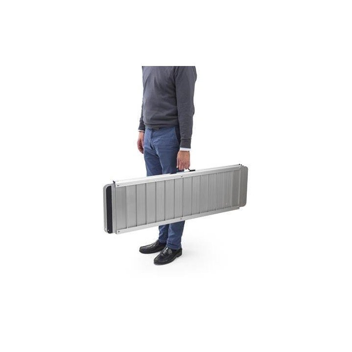 Rampa Sky Libro Gris 300Kg Antideslizante Silla De Ruedas