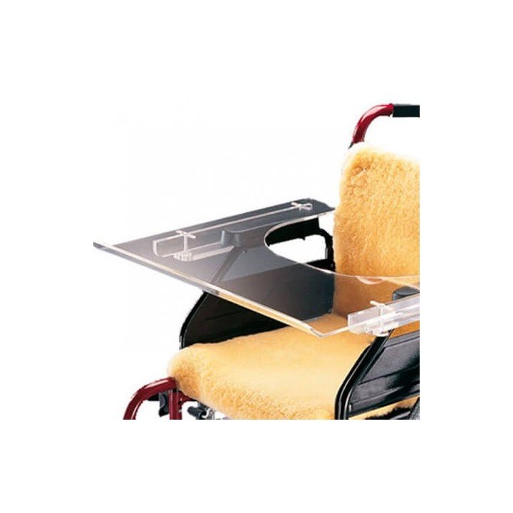 Mesita Transparente Silla Ruedas 47-56CM
