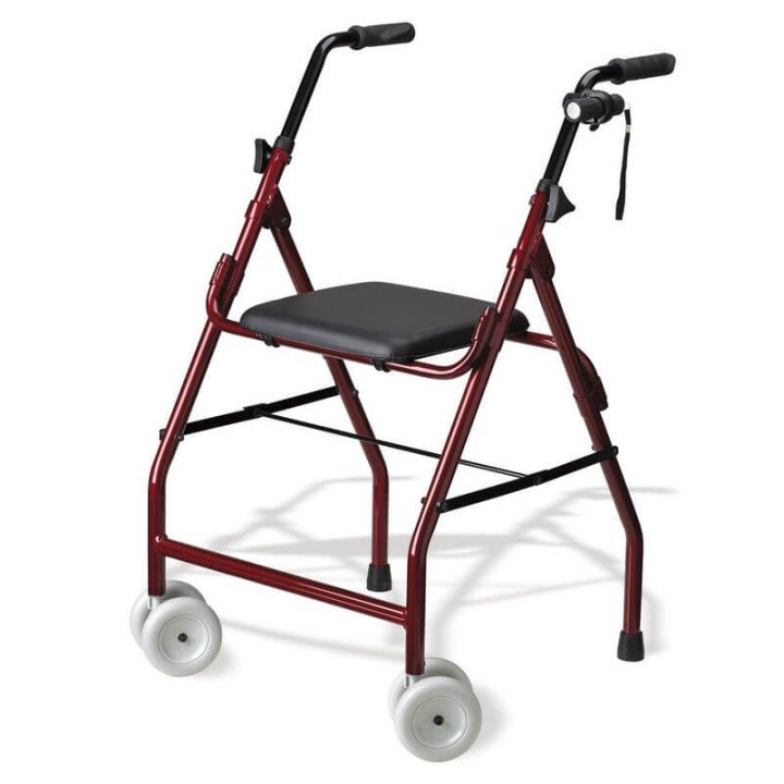 Caminador Aluminio Mini Roler Regulable Ergonómico