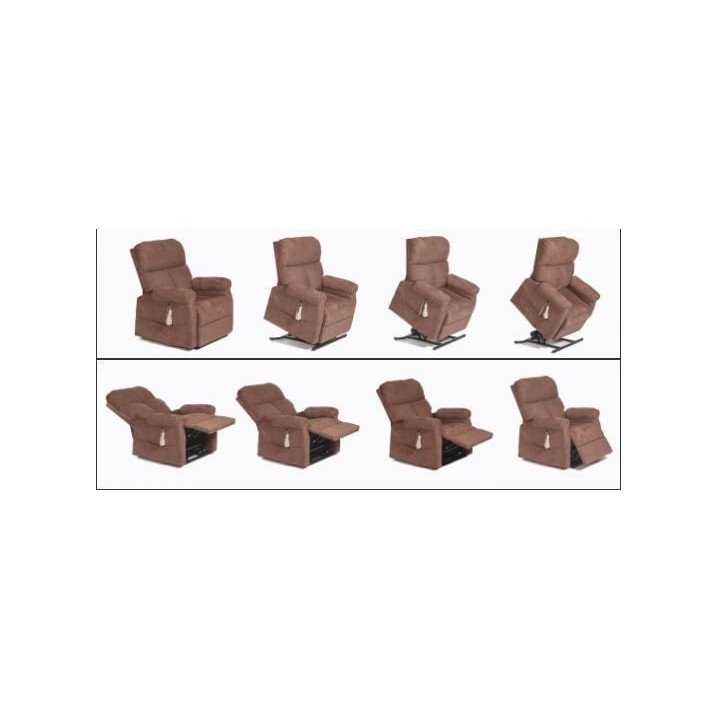 Sillón Elevador Relax Cocoa Marrón 113Kg Electrónico