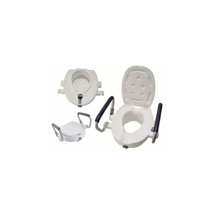 Elevador WC Blanco Apoya Brazos Tapa 10CM