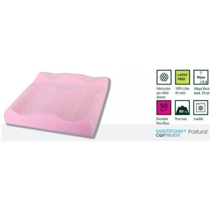 Cojín postural anatómico Sanitifoam