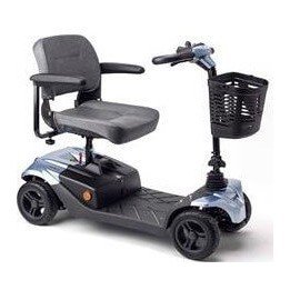 Scooters Apex I-Confort Gris Luces LED Ruedas Altas Cesta