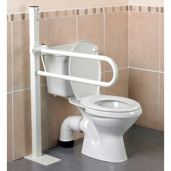 Barra Baño Abatible Sobre Mástil 55CM