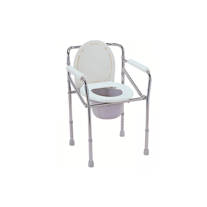 Silla WC Plegable Regulable En Altura