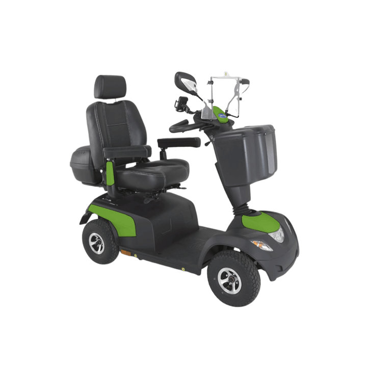 Scooter Eléctrico Invacare Comet Pro Rojo Jaspe 4 Ruedas