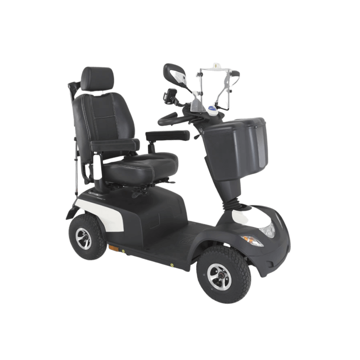 Scooter Eléctrico Invacare Comet Pro Rojo Jaspe 4 Ruedas