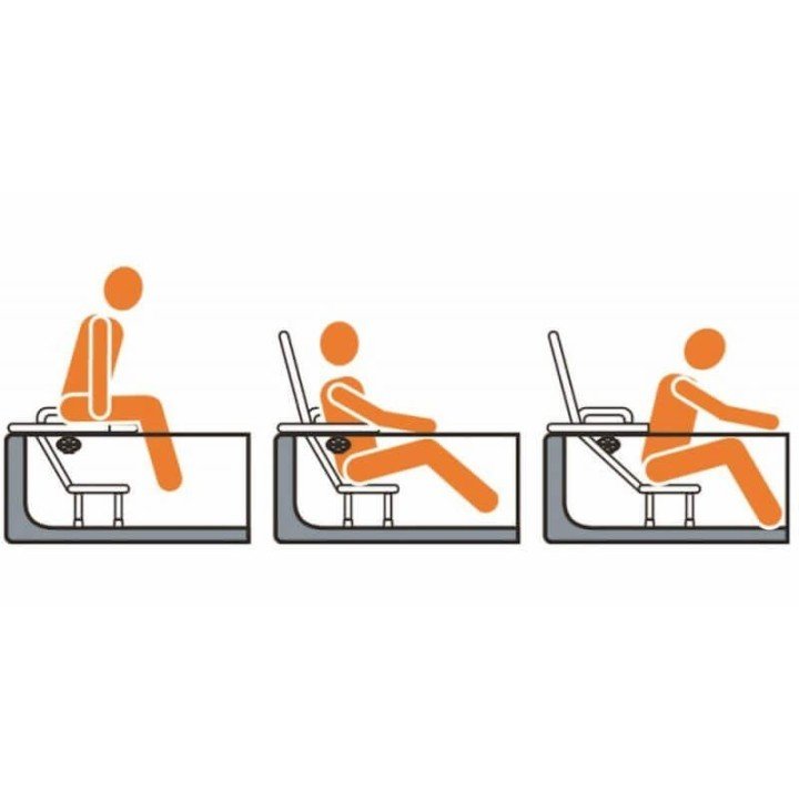 Tabla de asiento elevable de bañera WAVE NEW |Envío gratis