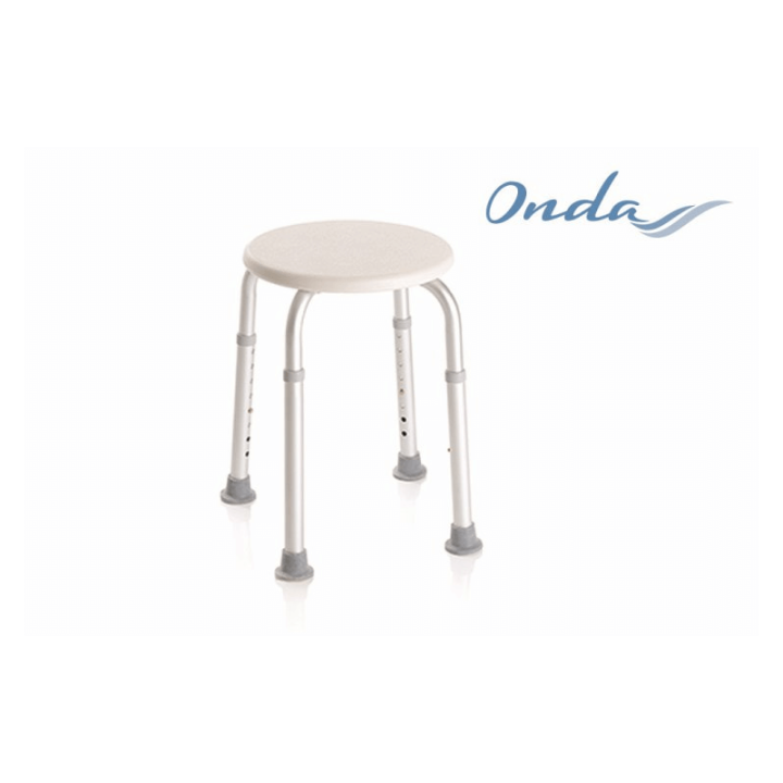 Asiento de ducha ajustable en altura