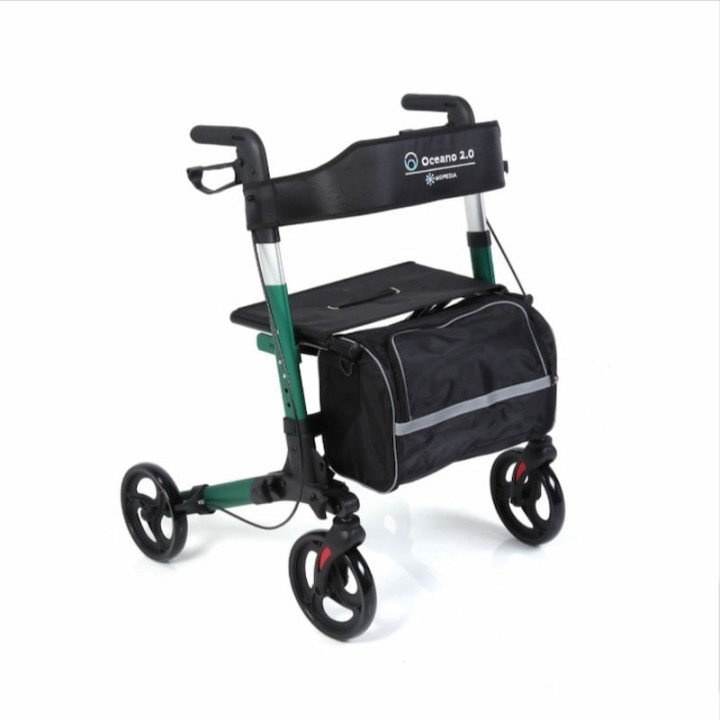 Andador plegable de 4 ruedas OCEAN | Envío gratis.