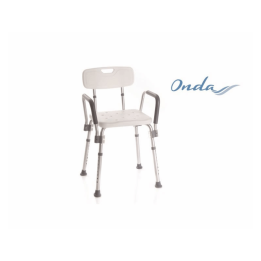 Banqueta ONDA para el baño con respaldo