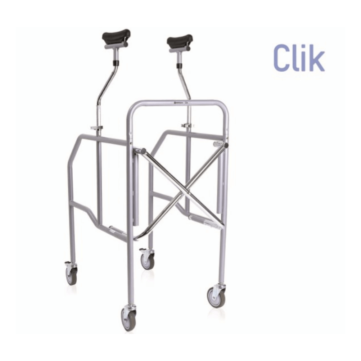 Andador plegable con soporte axilar | Envío gratis