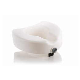 Asiento sanitario elevador de WC con bloque central