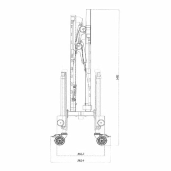 Cama articulada elevable y plegable OVAL