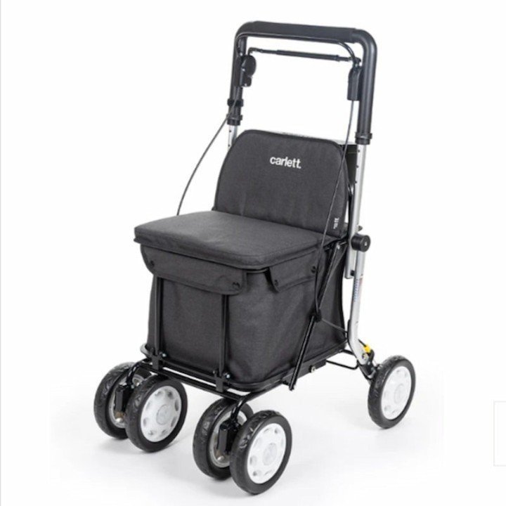 Andador Carlett Comfort ASSIST asiento y carro compra