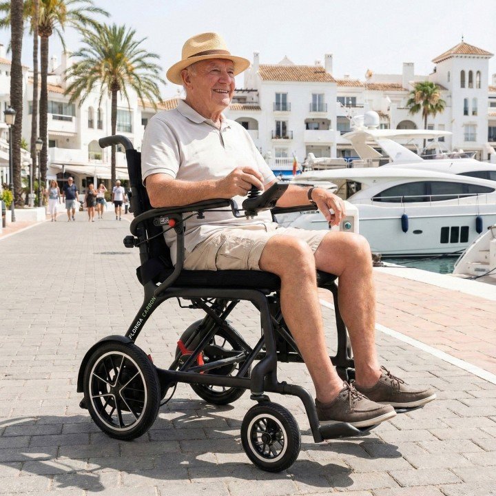 Silla eléctrica plegable Florida Carbon | Envío gratis
