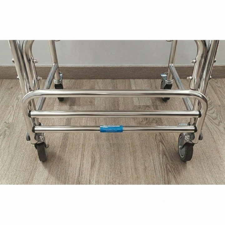 Silla de ruedas inodoro y ducha con ruedas aluminio