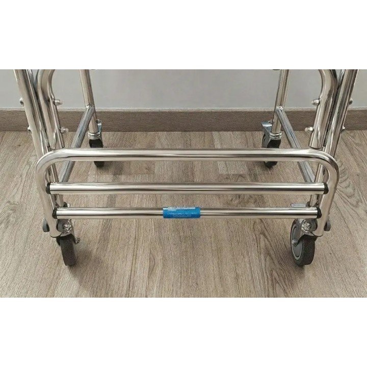 Silla de ruedas inodoro y ducha con ruedas aluminio