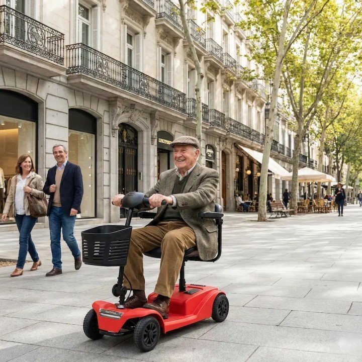 Scooter eléctrico 4 ruedas Modelo Madrid| Envío gratis