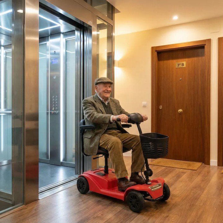 Scooter eléctrico 4 ruedas Modelo Madrid| Envío gratis