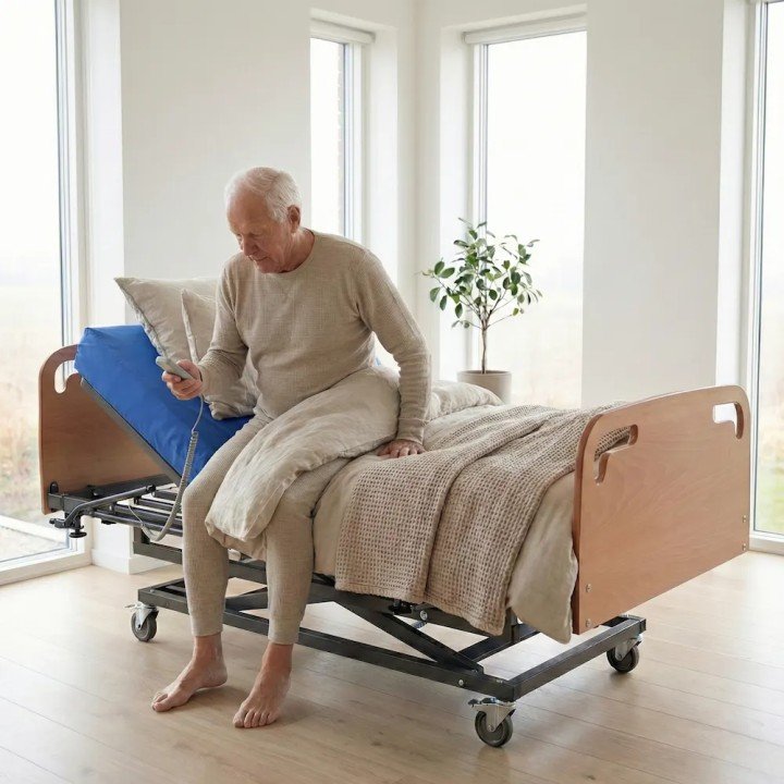 Cama geriátrica eléctrica con elevación | Envío Gratis