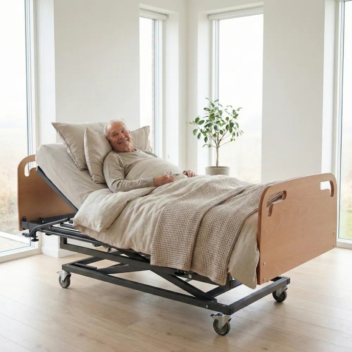 Cama geriátrica eléctrica con elevación | Envío Gratis