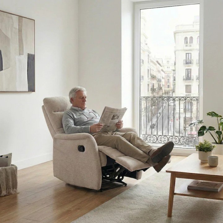 Sillón relax con reclinación manual GRECO | Envío gratis