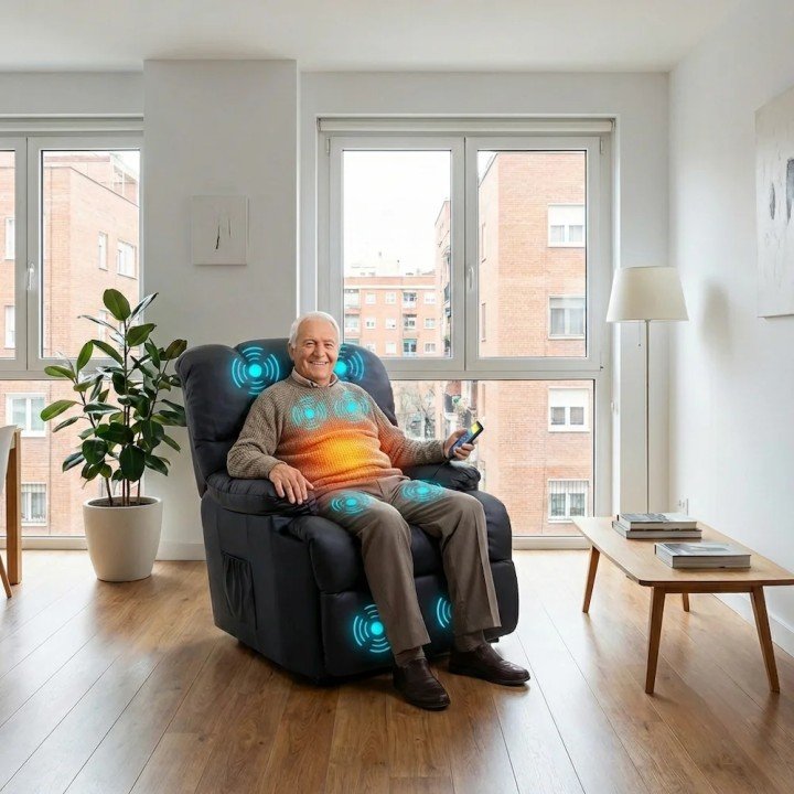 Sillón relax con reclinación independiente Dalí | Envío gratis