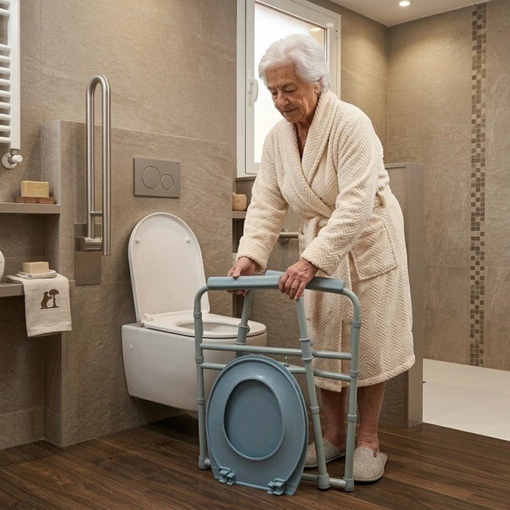Silla con inodoro plegable | Envío Gratis
