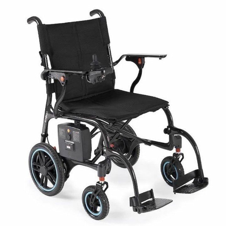 Silla Eléctrica Plegable de Carbono I-Explorer Ultra Ligera para Viajes y Personas Mayores