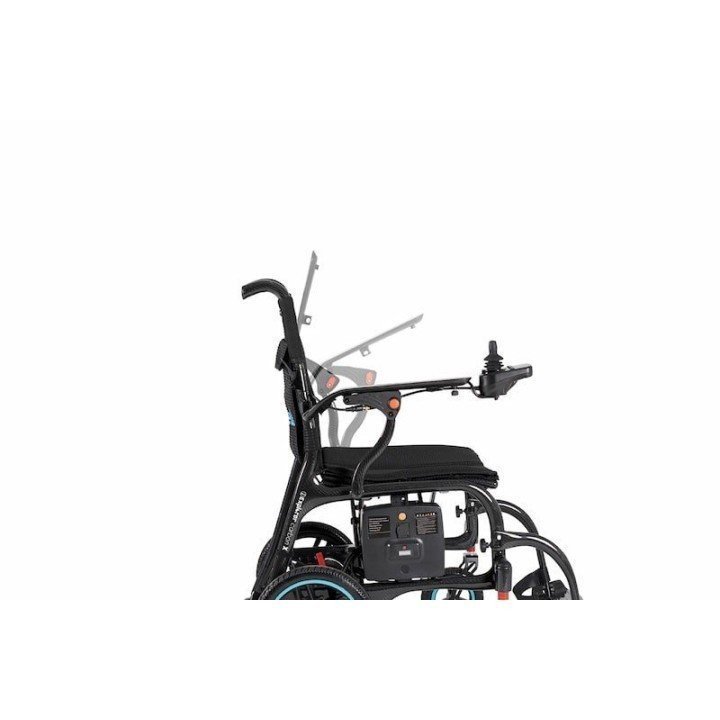 Silla Eléctrica Plegable de Carbono I-Explorer Ultra Ligera para Viajes y Personas Mayores