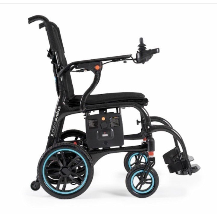 Silla Eléctrica Plegable de Carbono I-Explorer Ultra Ligera para Viajes y Personas Mayores