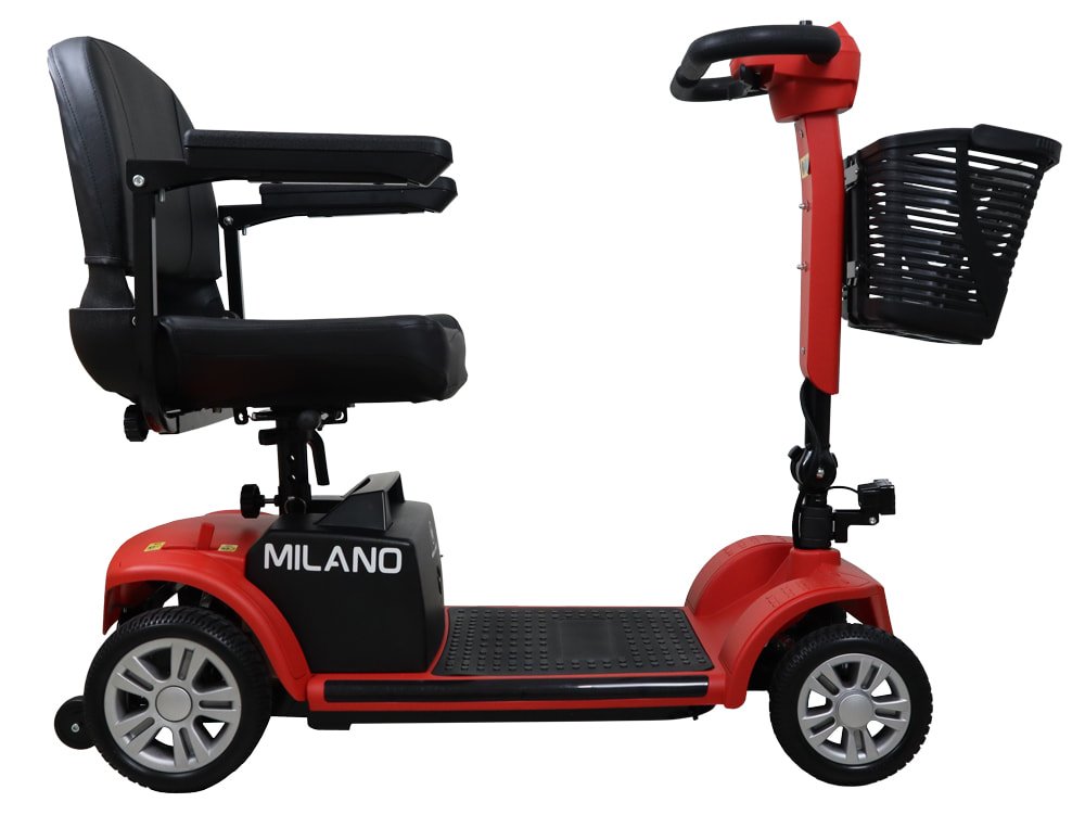 scooter eléctrico desmontable Milano Rojo