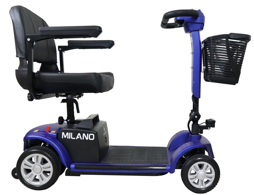 Scooter eléctrico desmontable Milano azul